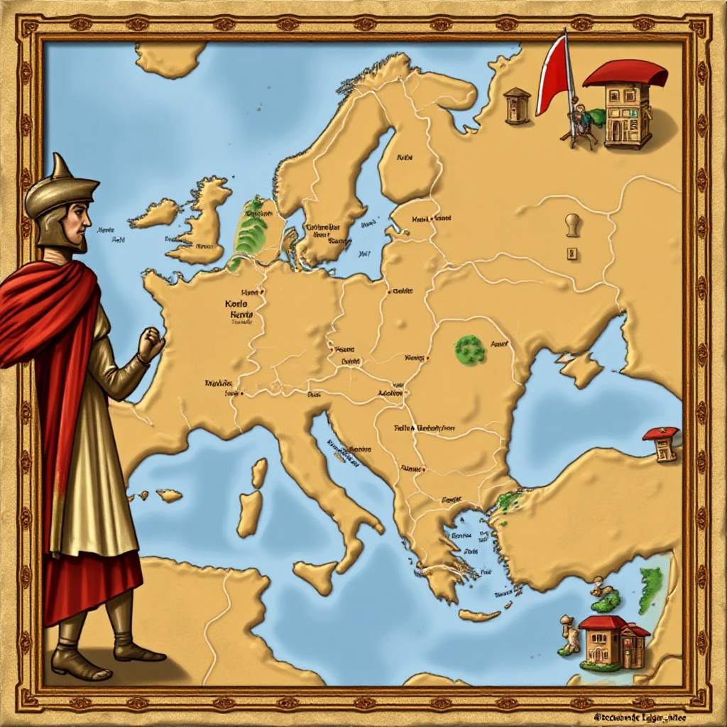 Map of Ancient Roman Legionnaire