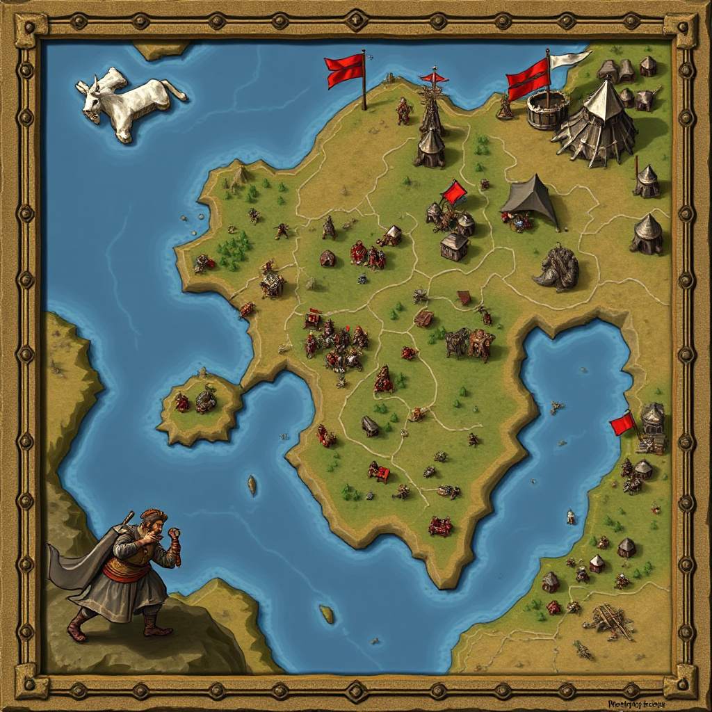 Map of Barbarian Horde Conquest