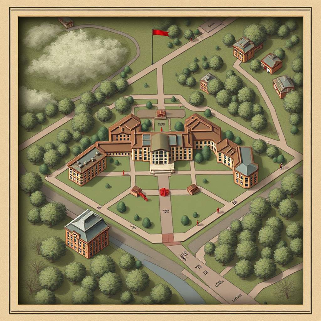 Map of University Campus