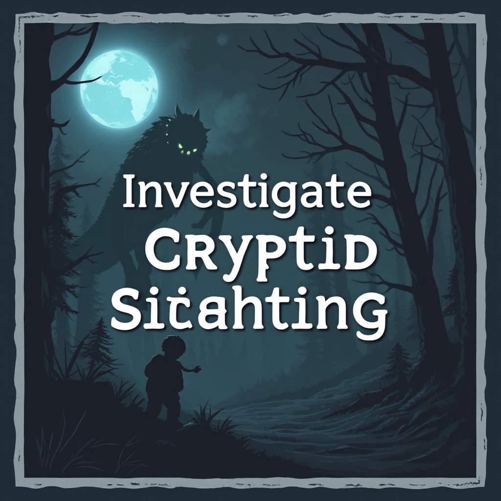 Investigate a Cryptid Sighting