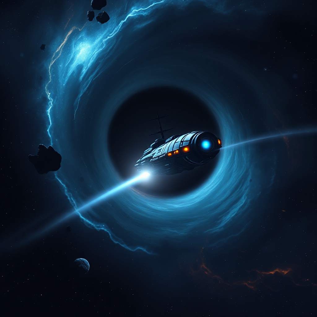 Journey Through A Black Hole