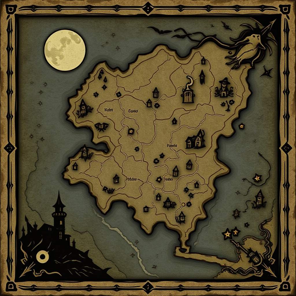 Map of Witch's Familiar Perspective